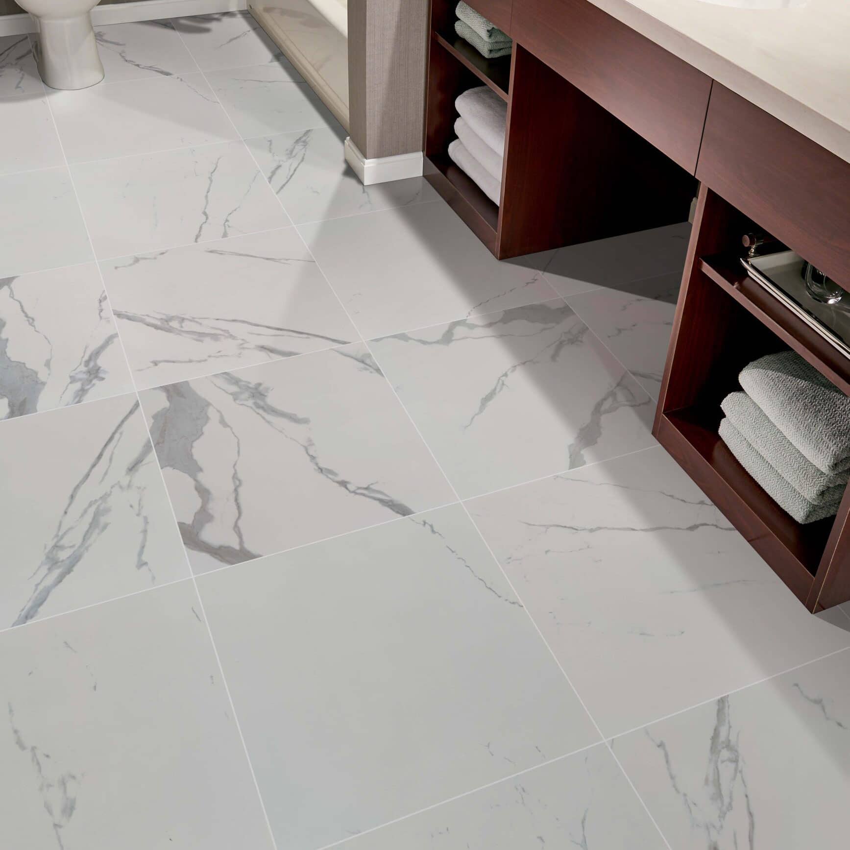 Venato II White 12x24 Porcelain Tile LW Stone